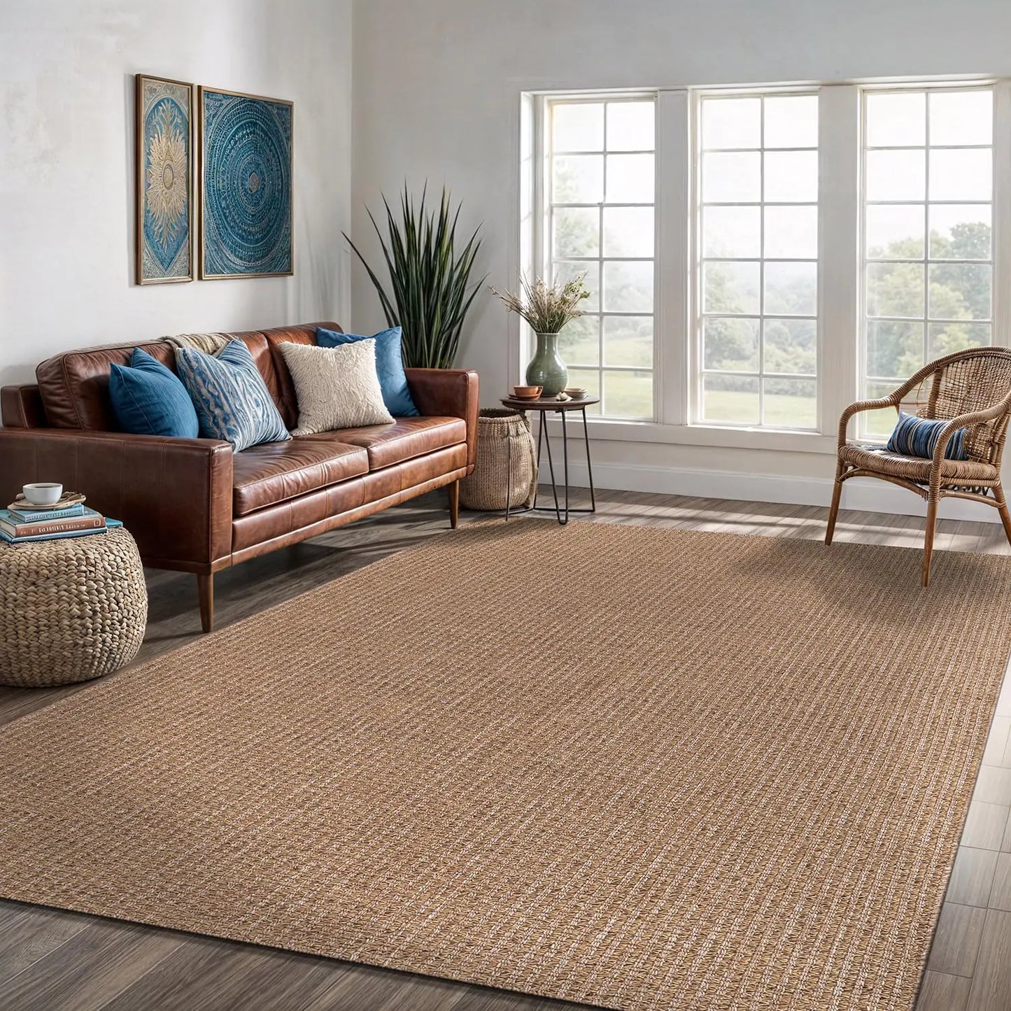 Lena Rug Easy Jute Rug 5x7